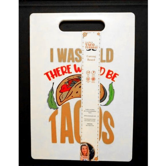 CWC “I Was Told There Would Be Tacos” Cutting Board - Picture 2 of 3